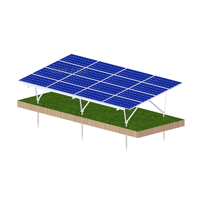 Struttura regolabile per montaggio a pannello per sistemi a energia solare