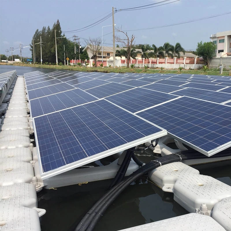 Struttura di scaffalature per piante galleggianti fotovoltaiche