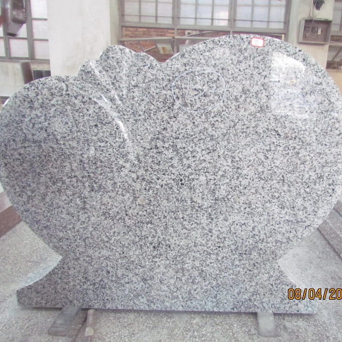 Pietra tombale personalizzata in granito grigio G640 in pietra naturale