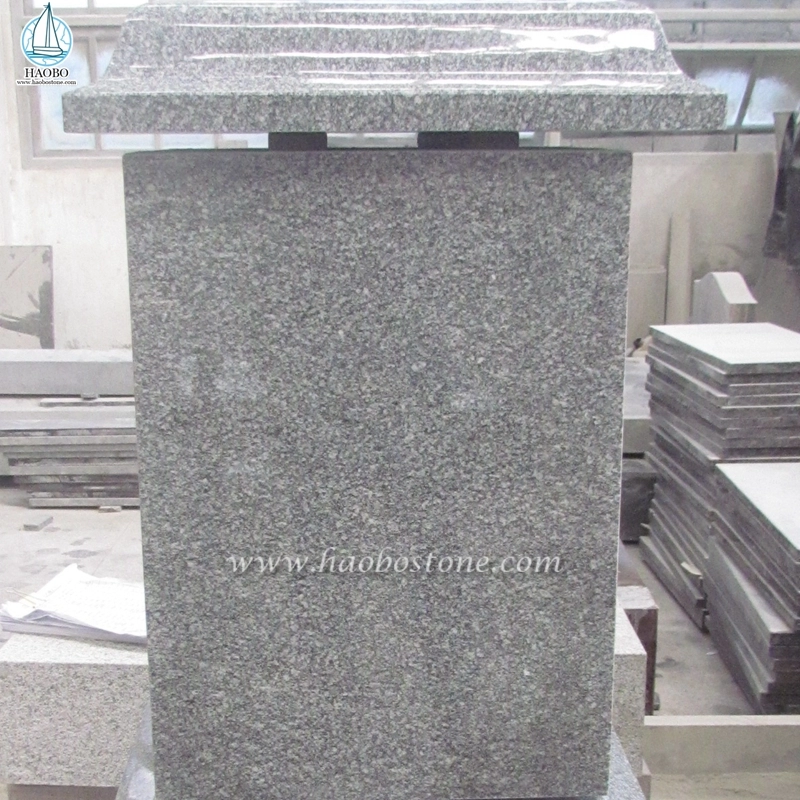 Pietra tombale commemorativa lucidata grigio di Barry G9402 del granito della Cina
