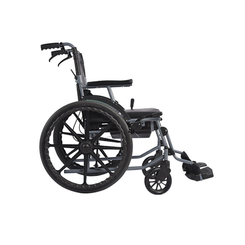 Sedia a rotelle elettrica leggera pieghevole per disabili