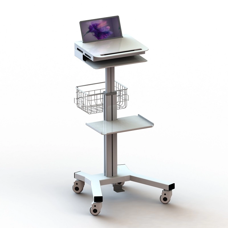 Stazione di lavoro portatile per carrello portatile per tablet portatile medico