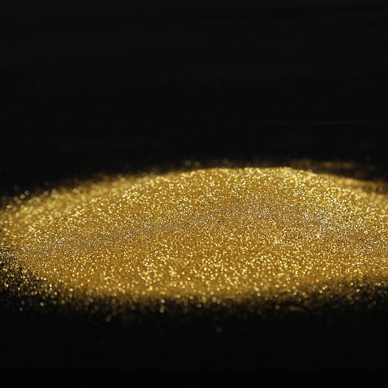 Polvere di glitter oro eco-compatibile con bisfenolo-A in omaggio