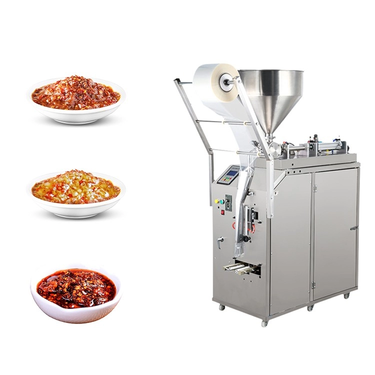 Confezionatrice automatica per salsa di pasta all'aglio e zenzero