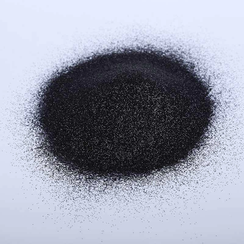 Polvere glitterata nera non tossica resistente ai solventi per l'artigianato