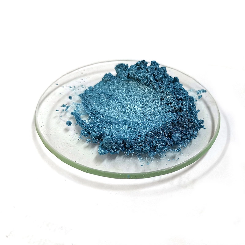 AS 400 Polvere di pigmento blu brillante di mica perla