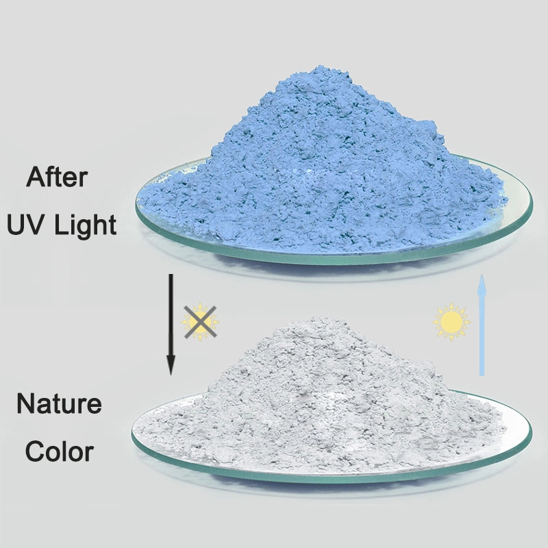 Pigmento fotocromatico reversibile sensibile al sole che cambia colore in polvere