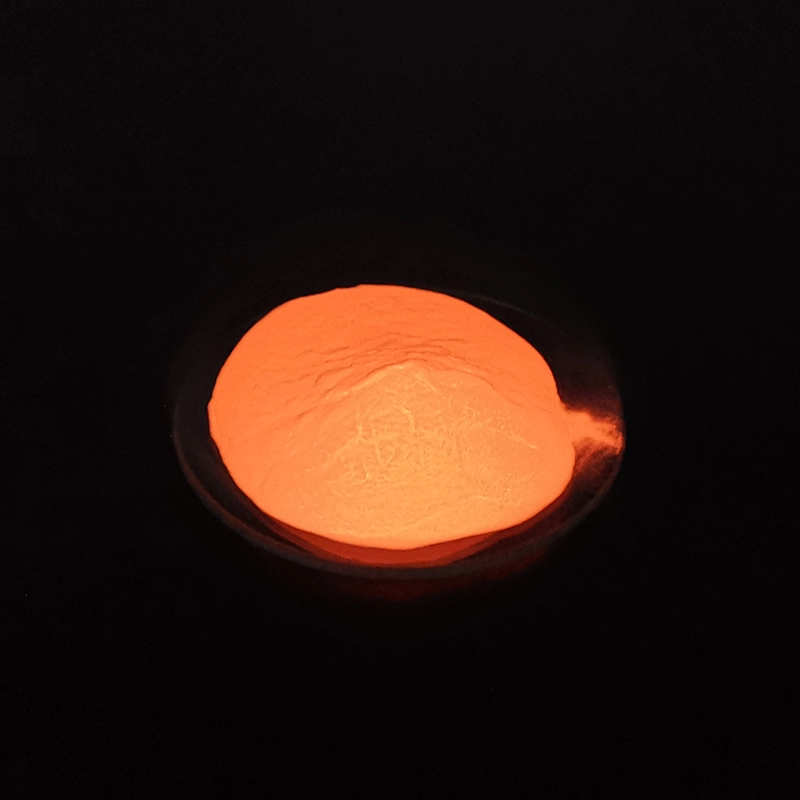 Pigmento fotoluminescente arancione fluorescente ad alta luminosità