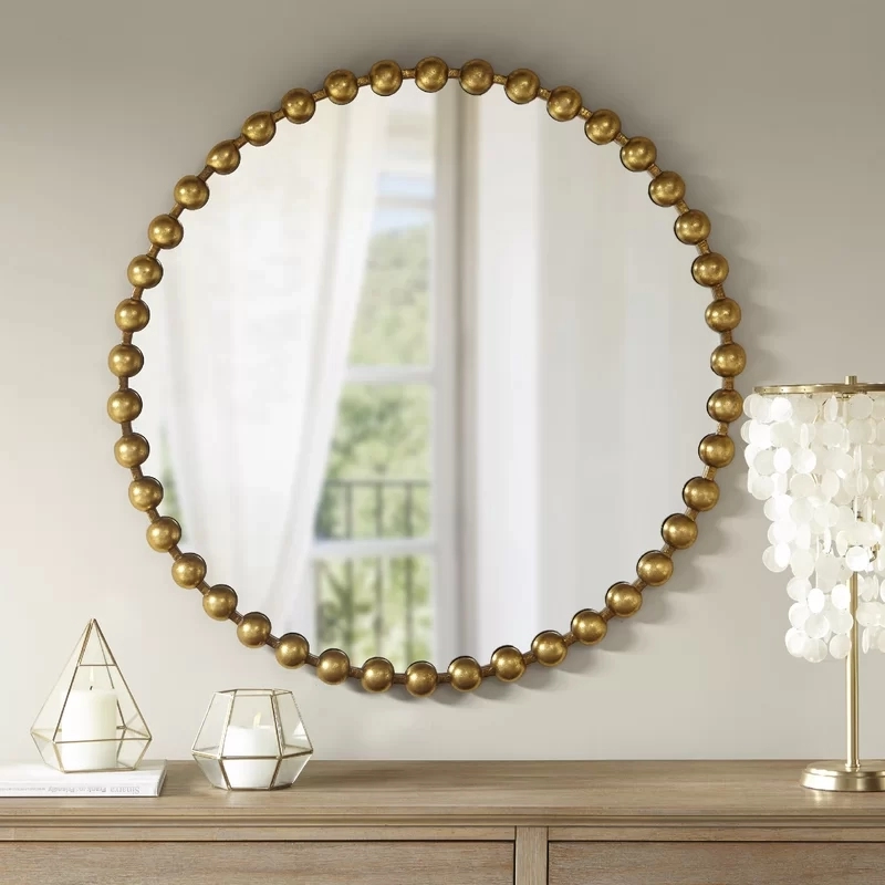 Specchio con accento moderno per la decorazione della casa
