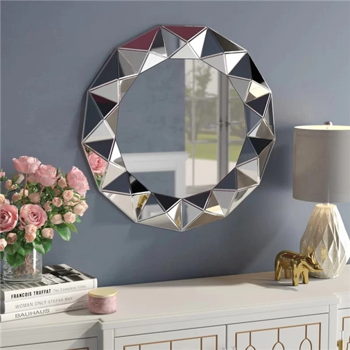Specchio da parete decorativo rotondo tradizionale