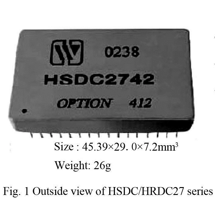 Resolver a convertitori digitali (serie HSDC/HRDC27)