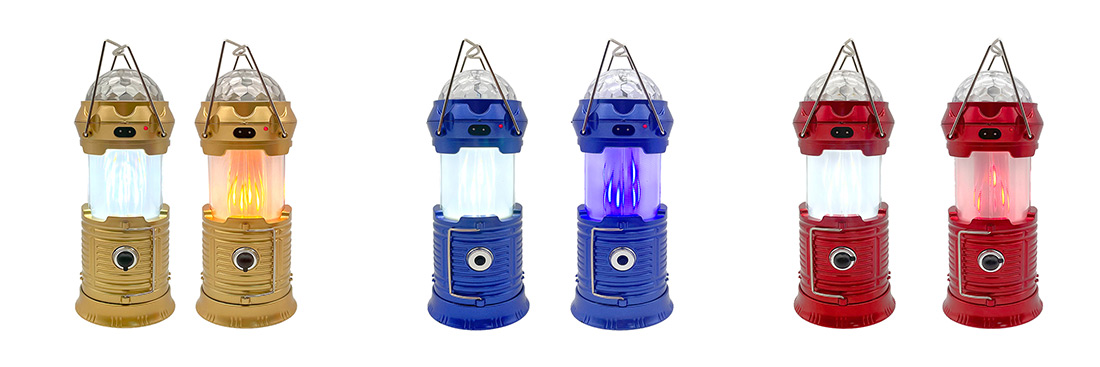 Multifunction LED stage flame lamp