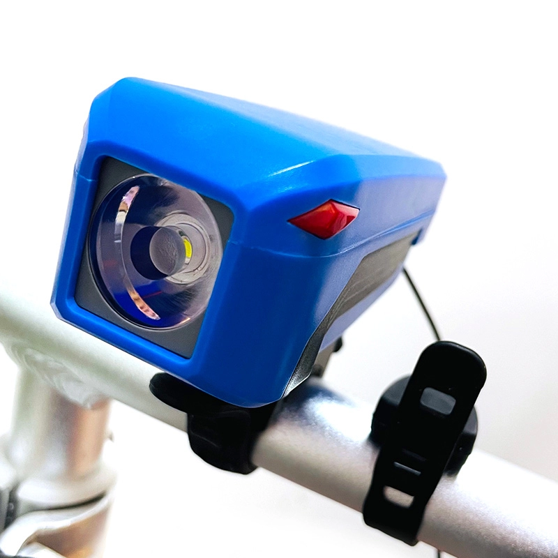 Luce per bicicletta USB con corno alto decibel