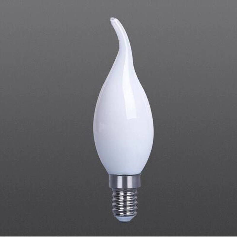 Lampadine a filamento LED trasparenti/bianche/smerigliate C35T colore bianco