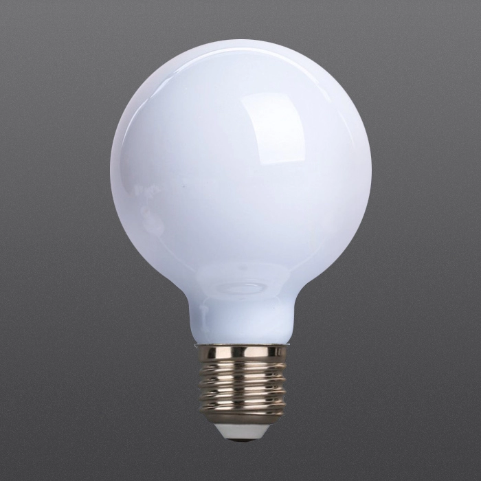 Lampadine a filamento LED bianco latte di alta qualità G80