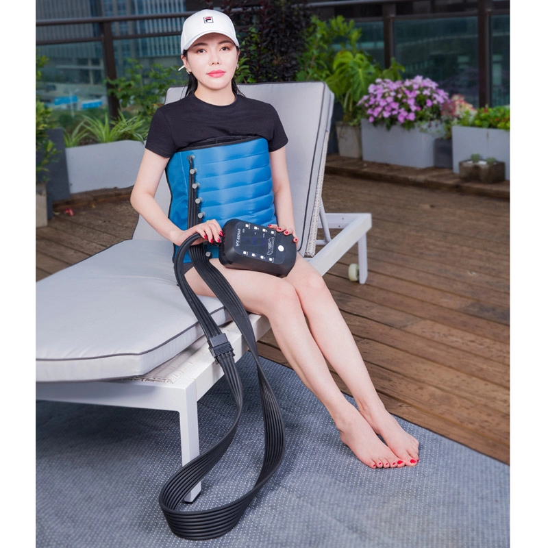 Macchina portatile per massaggi per terapia delle gambe a compressione d'aria