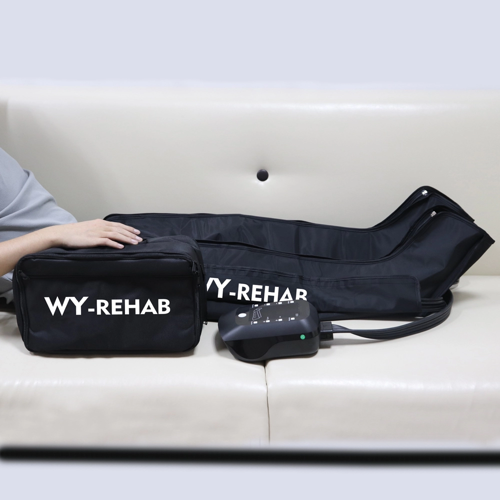 Massaggiatore per gambe a compressione d'aria digitale ricaricabile