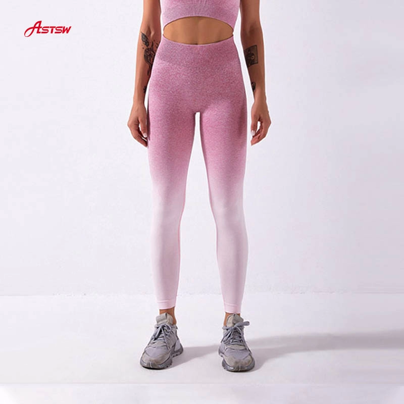 Leggings Ombre a vita alta senza cuciture