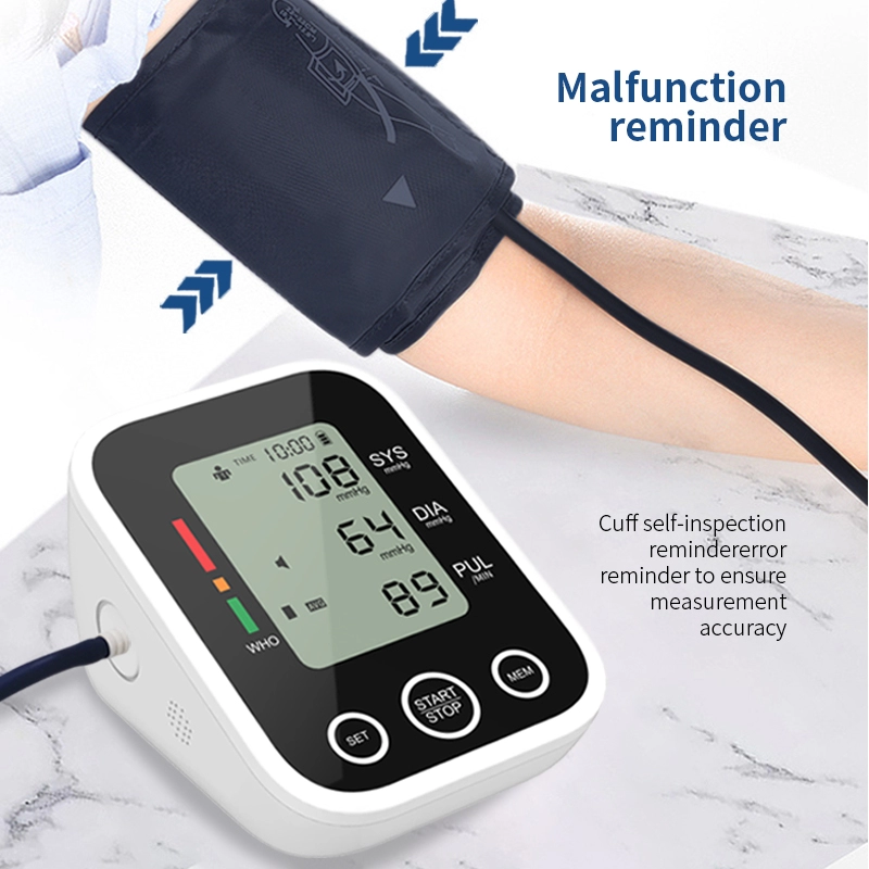 Nuovo misuratore di pressione sanguigna Sfigmomanometro digitale monitor