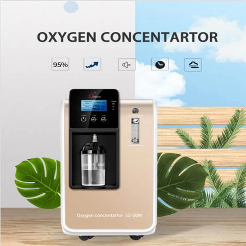 Concentratore di ossigeno medico utilizzato dall'ospedale con flusso d'aria stabile al 93% da 5 litri