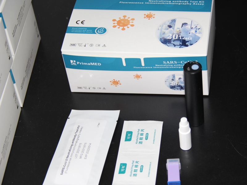 SARS-COV-2 Neutralizing Antibody Test Kit (immunocromatografia risolta nel tempo)