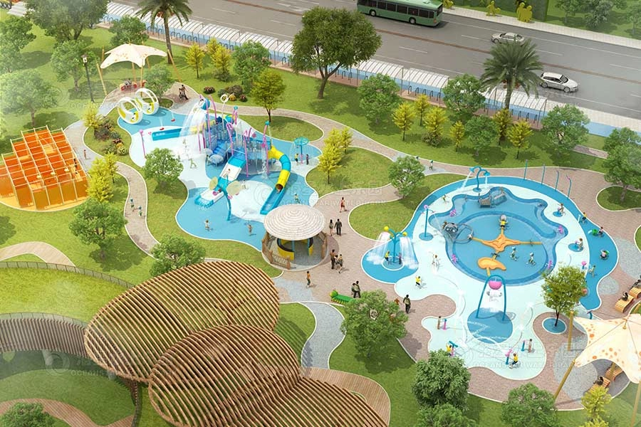 Backyard Play Splash Pad Park