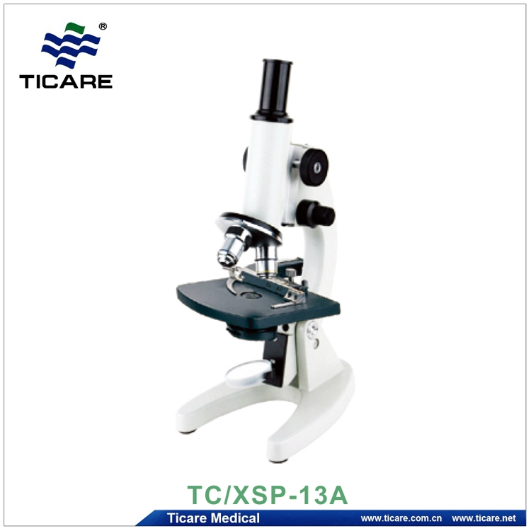 Biologia microscopio ottico monoculare XSP-13A 100X 1000X per laboratorio studente di medicina