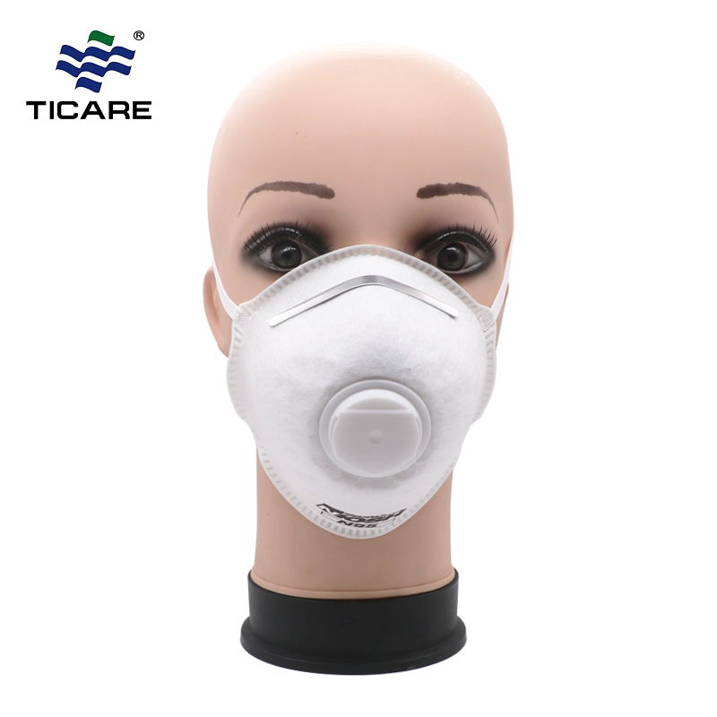 Maschera monouso medica N95 con filtro antibatterico al 95%.