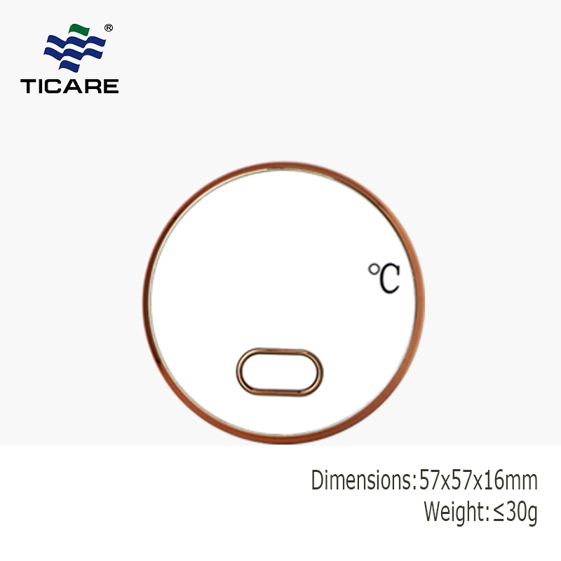 Termometro digitale tascabile senza contatto di forma rotonda portatile