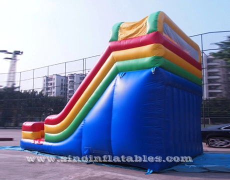 Gioco gonfiabile ad adrenalina a doppia corsia da 18 'con scivolo per bambini di Sino Inflatables