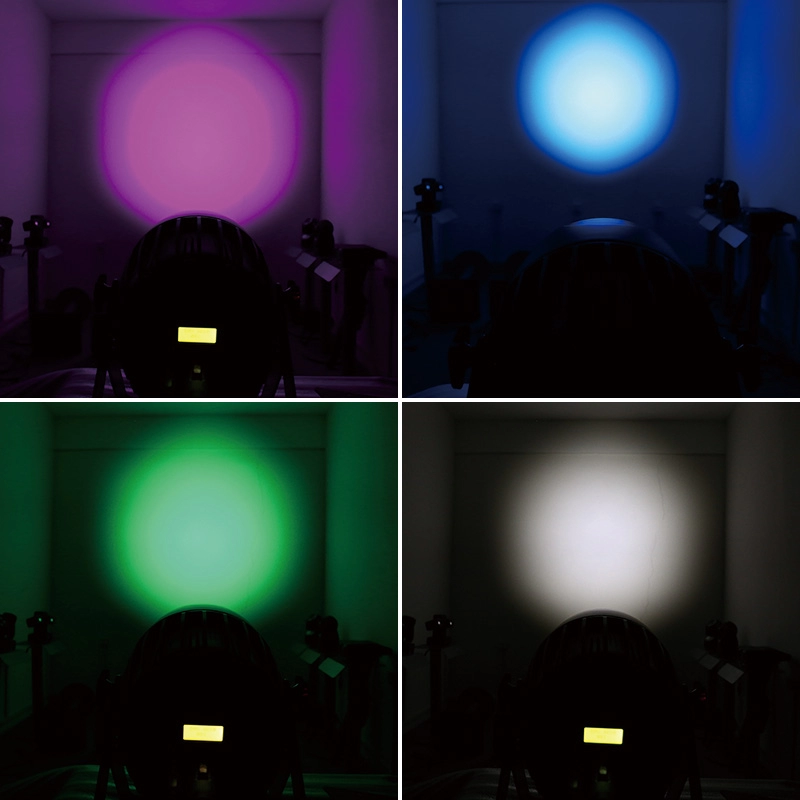 Lampada a testa mobile a effetto LED 4X40W