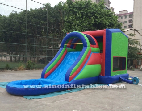 Pannelli modulari 5in1 per bambini casa di rimbalzo gonfiabile con scivolo d'acqua di Sino Inflatable