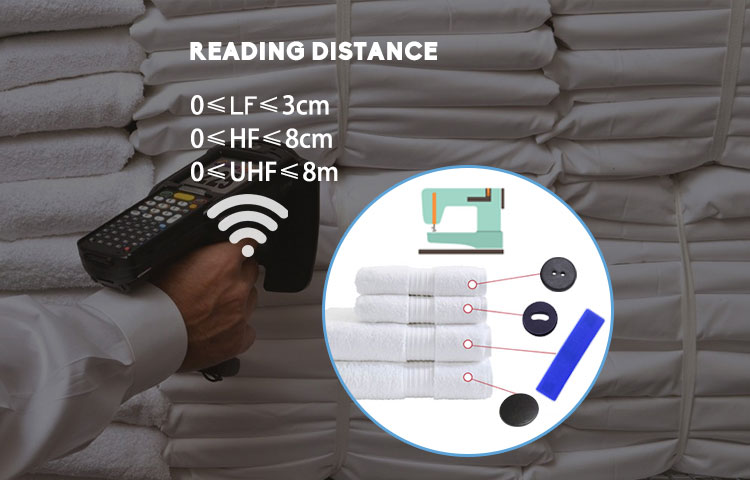 Etichetta RFID flessibile per lavanderia all'ingrosso