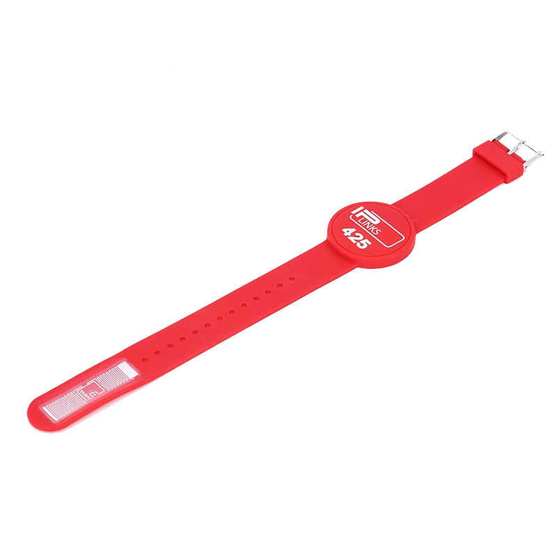 Braccialetto in silicone RFID con braccialetto NFC passivo regolabile a prezzo di fabbrica