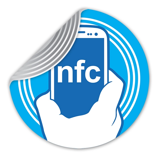 Adesivo tag NFC monouso passivo da 13,56 Mhz