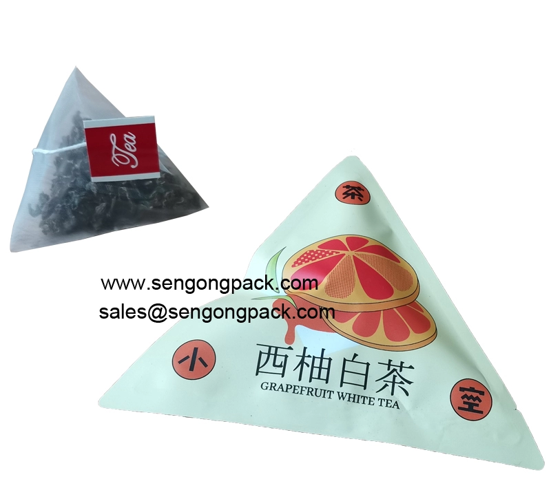 C88DX Macchina imballatrice automatica per bustine di tè con piramidi triangolari in nylon (tipo a borsa)
