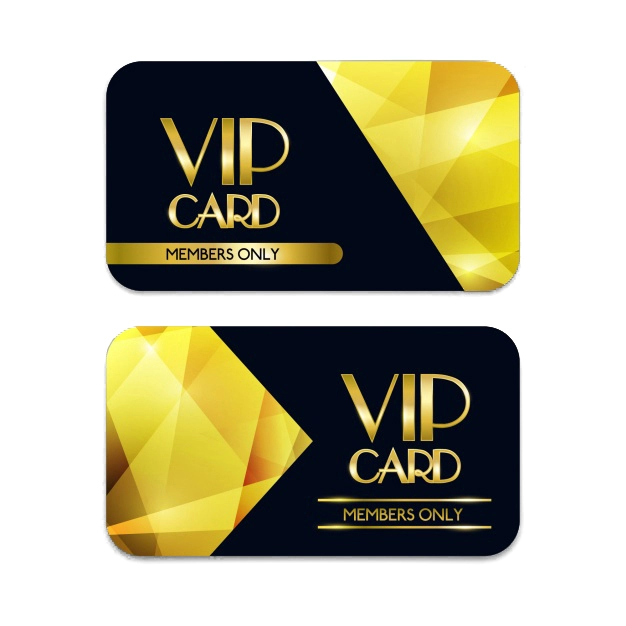 Carta VIP Diamond con stampa personalizzata