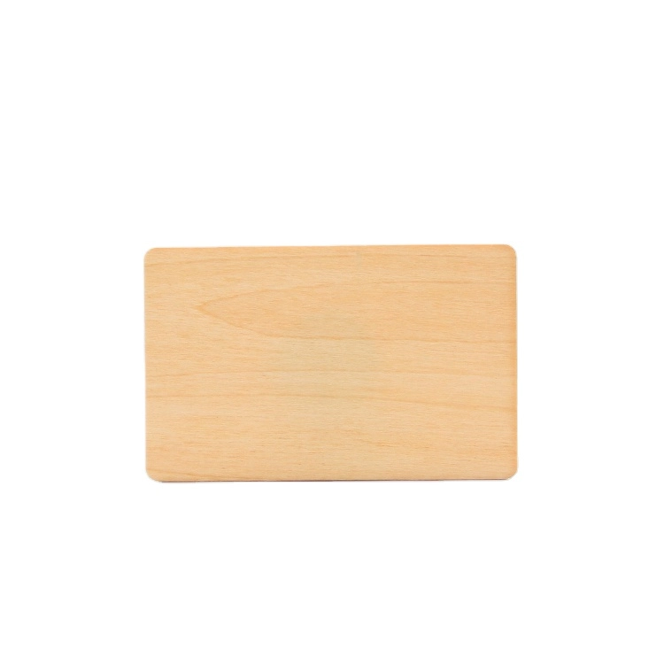 Carta da hotel aziendale in legno RFID Carta in legno NFC