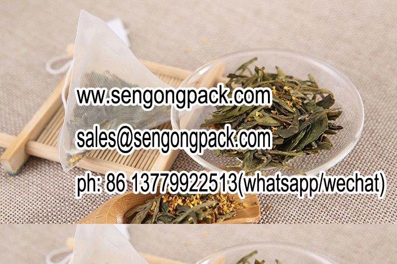 Macchina per il tè da imballaggio piccola rettangolare / triangolo in nylon C28DX in vendita