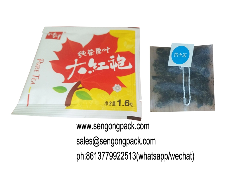 Confezionatrice per pesatura e smistamento di bustine di tè in tessuto non tessuto C28DX