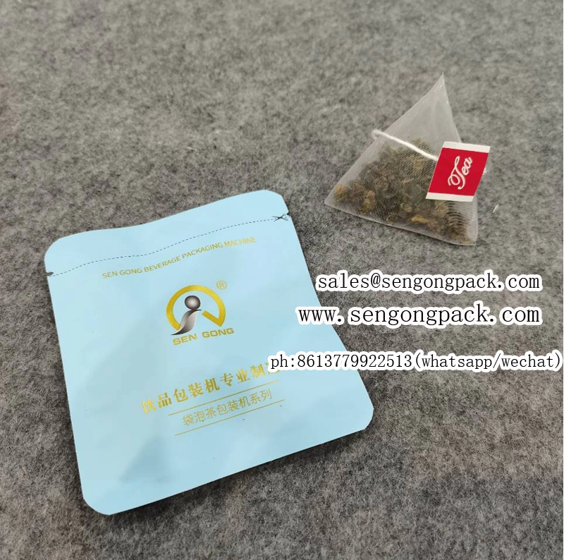 C88DX Macchina imballatrice automatica per bustine di tè con piramidi triangolari in nylon (tipo a borsa)