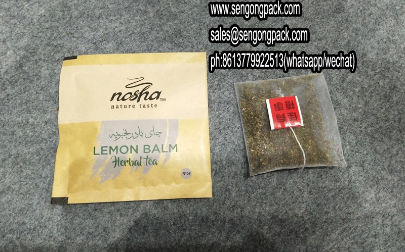 C23DX Macchina per la produzione di bustine di tè alla menta Marrakesh piatte in tessuto non tessuto