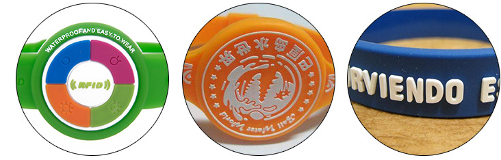 Bracciale in PVC con stampa logo personalizzato
