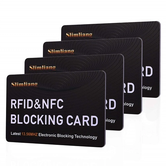 Carta di blocco RFID per la protezione della carta bancaria