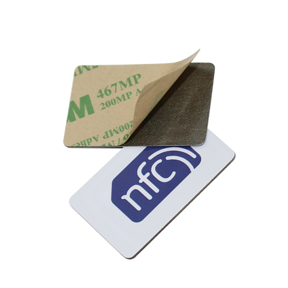 Etichetta adesiva HF per monete rigide in PVC NFC anti-metallo