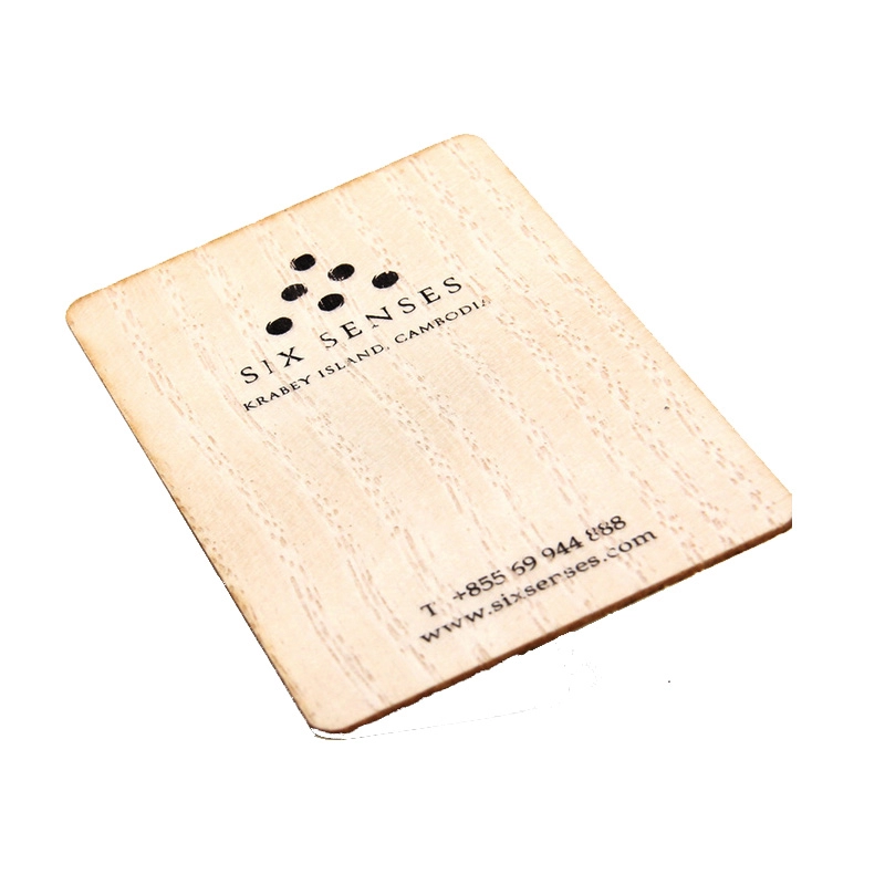 Carte chiave per hotel RFID in legno FM08 da 13,56 MHz per il controllo degli accessi