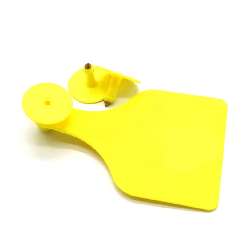 Etichetta auricolare per animali RFID con identificazione gialla ad alta sicurezza
