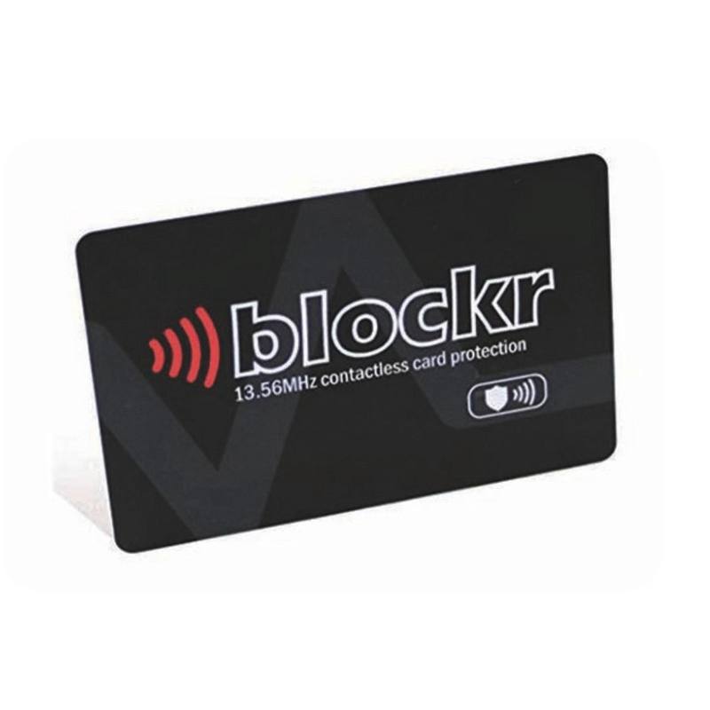 Carta di blocco RFID per protezione sicura della carta di credito da 13,56 Mhz