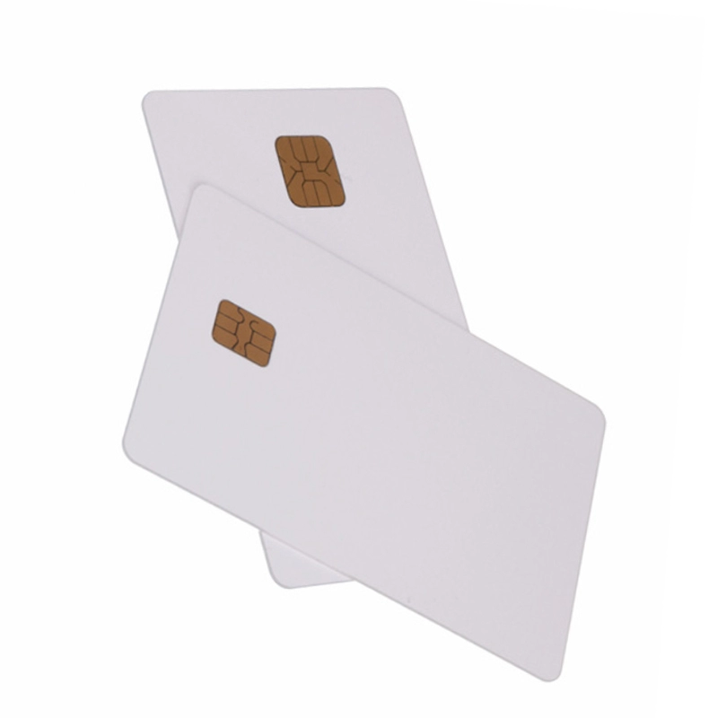 Smart card a contatto con chip bianco 4442/4428 per stampa a getto d'inchiostro