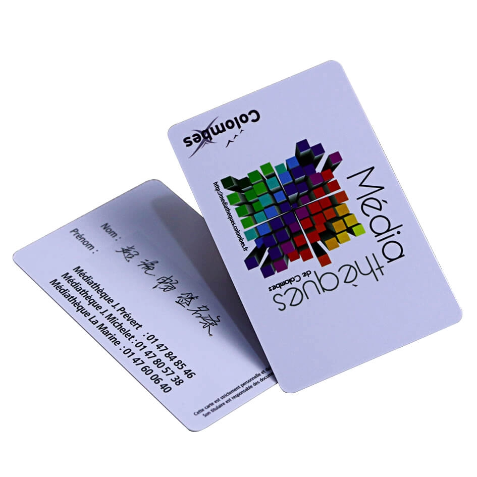 Chip card RFID senza contatto in plastica PVC con stampa completa